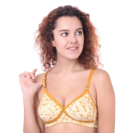 Women s Printed Everyday Full Cup Seamless T-Shirt Bra Comfortable Push Lingerie B C and D Cup Bra Lemon
Women s Printed Everyday Full Cup Seamless T-Shirt Bra Comfortable Push Lingerie B C and D Cup Bra Lemon