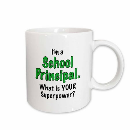 3dRose Im a school principal what is your superpower. Green. Ceramic Mug 11-ounce
3dRose Im a school principal what is your superpower. Green. Ceramic Mug 11-ounce