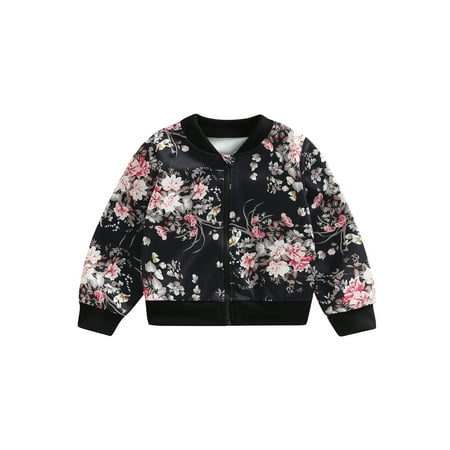 Liangchengmei 4-7Y Toddler Baby Girl Jackets Winter Spring Floral Print Round Neck Zipper Long Sleeve Tops Kids Outwear
Liangchengmei 4-7Y Toddler Baby Girl Jackets Winter Spring Floral Print Round Neck Zipper Long Sleeve Tops Kids Outwear