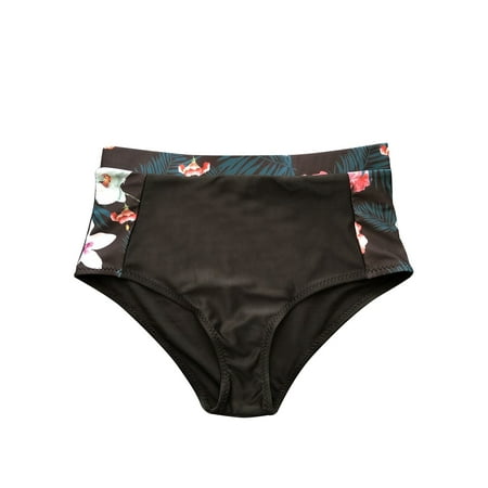 Suanret 2PCS Ladies Summer Bathing Suit Female Floral Print U-Neck Bikini Tops High Waist Panties Black L
Suanret 2PCS Ladies Summer Bathing Suit Female Floral Print U-Neck Bikini Tops High Waist Panties Black L