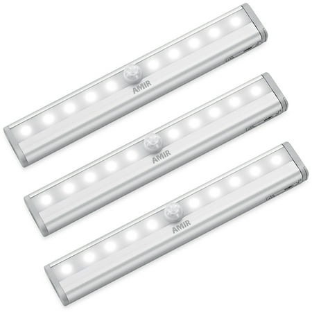 Motion Sensor Lights AMIR LED Night Lights Closet Lights Stair Lights Wall Lights for Hallway Kitchen Bathroom Bedroom White
Motion Sensor Lights AMIR LED Night Lights Closet Lights Stair Lights Wall Lights for Hallway Kitchen Bathroom Bedroom White