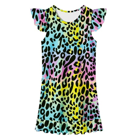Toddler Kids Girls Dress Cartoon Printed Ruffle Sleeve O-Neck Summer Fruit Cute Princess Clothes For 3 To 10 Years Sundress Soft Flowy Dresses
Toddler Kids Girls Dress Cartoon Printed Ruffle Sleeve O-Neck Summer Fruit Cute Princess Clothes For 3 To 10 Years Sundress Soft Flowy Dresses