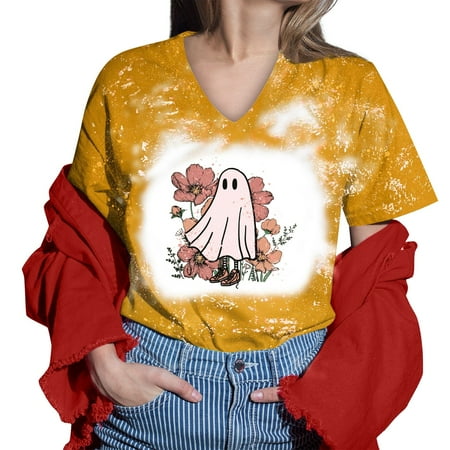 NECHOLOGY plus Size Crop Tops Women Halloween Printed Shirt For Womens Casual Short Tie Dye Halloween Lingerie Style Top Shirt Yellow Large
NECHOLOGY plus Size Crop Tops Women Halloween Printed Shirt For Womens Casual Short Tie Dye Halloween Lingerie Style Top Shirt Yellow Large