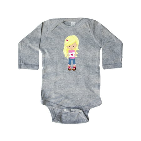 Inktastic Valentine s Day Girl Blonde Hair Girl In Love Gift Baby Girl Long Sleeve Bodysuit
Inktastic Valentine s Day Girl Blonde Hair Girl In Love Gift Baby Girl Long Sleeve Bodysuit