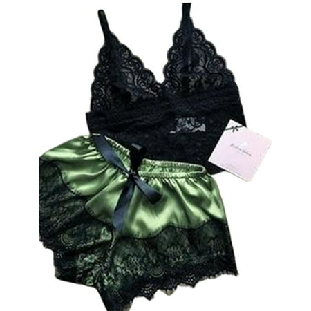 Emmababy Women s Sleeping Pajamas Set Soft Touch Patchwork Sling Bra + Smooth Briefs
Emmababy Women s Sleeping Pajamas Set Soft Touch Patchwork Sling Bra + Smooth Briefs