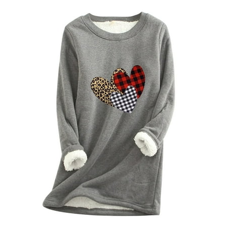 LYXSSBYX Long Sleeve Shirts for Women in Clearance Women O-Neck Loungewear Nightgowns Long Sleeve Christmas Print Fall Fleece Tops
LYXSSBYX Long Sleeve Shirts for Women in Clearance Women O-Neck Loungewear Nightgowns Long Sleeve Christmas Print Fall Fleece Tops