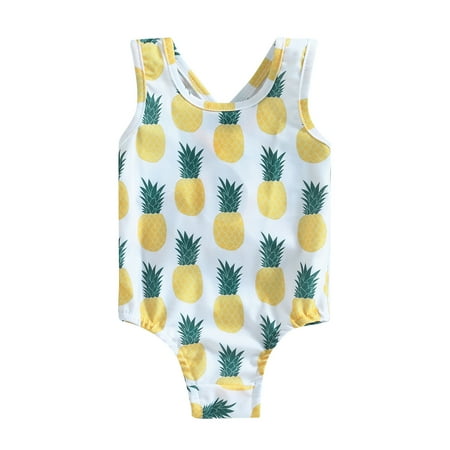 Baby Girls Summer Romper Swimwear Sleeveless O Neck Pineapple Print Bathing Suit(3-24Months)
Baby Girls Summer Romper Swimwear Sleeveless O Neck Pineapple Print Bathing Suit(3-24Months)