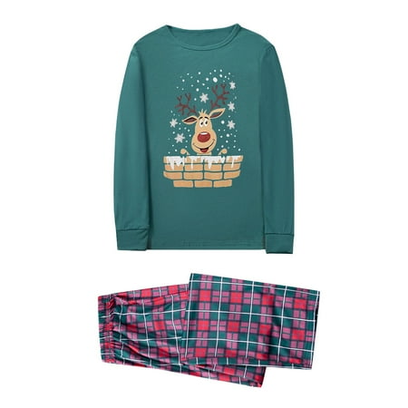 TAIAOJING Family Matching Christmas Pajamas Set Solid Sleeves Cute Pattern Printing Festival For Adults & Kids Parent Child Outfit
TAIAOJING Family Matching Christmas Pajamas Set Solid Sleeves Cute Pattern Printing Festival For Adults & Kids Parent Child Outfit