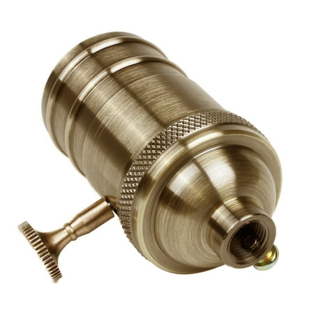 E26/E27 Retro Vintage Antique Brass Copper Lamp Light Bulb Holder Socket Antique Brass
E26/E27 Retro Vintage Antique Brass Copper Lamp Light Bulb Holder Socket Antique Brass