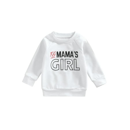 TheFound Toddler Baby Girl Pullover MAMA s GIRL Print Long Sleeve Loose Tops Casual Sweatshirt Spring Fall Clothes
TheFound Toddler Baby Girl Pullover MAMA s GIRL Print Long Sleeve Loose Tops Casual Sweatshirt Spring Fall Clothes