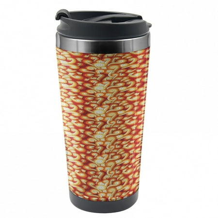 Abstract Travel Mug Funky Retro Waves Colorful Steel Thermal Cup 16 oz by Ambesonne
Abstract Travel Mug Funky Retro Waves Colorful Steel Thermal Cup 16 oz by Ambesonne