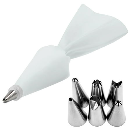 8pcs Pastry Bag Tip Set Stainless Steel Pastry Nozzle Kit DIY Cake Baking Tools Kitchen Accessory White
8pcs Pastry Bag Tip Set Stainless Steel Pastry Nozzle Kit DIY Cake Baking Tools Kitchen Accessory White