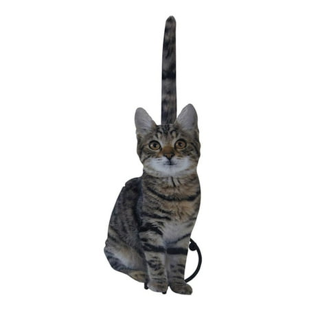 Towel Holder Cat Shape Bathroom Storage Rack Dispenser Save Space - Gray