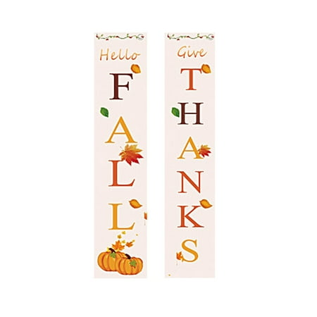 Fall Decorative Banners Thanksgiving Party Decorations Autumn Door Sign Pumpkin Maple Leaf Welcome Porch Sign For Fall Party Garden Yard Plain Garland Christmas Cat Stained Glass Window Hangings
Fall Decorative Banners Thanksgiving Party Decorations Autumn Door Sign Pumpkin Maple Leaf Welcome Porch Sign For Fall Party Garden Yard Plain Garland Christmas Cat Stained Glass Window Hangings
