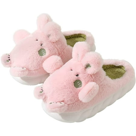 PIKADINGNIS Cute Bunny Rabbit Slippers for Women Fluffy Faux Fur Plush Warm Soft House Shoes Indoor Heel Cover
PIKADINGNIS Cute Bunny Rabbit Slippers for Women Fluffy Faux Fur Plush Warm Soft House Shoes Indoor Heel Cover