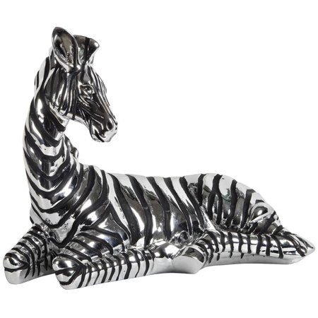 Craven Statue in Black and Silver Finish