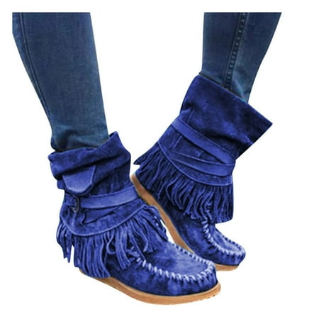 Aayomet Boots For Women,Womens Work Boots Round Retro Toe Fringe Boots Shoes Casual Fashion Ankle Women s Short Womens Ankle Boots
Aayomet Boots For Women,Womens Work Boots Round Retro Toe Fringe Boots Shoes Casual Fashion Ankle Women s Short Womens Ankle Boots