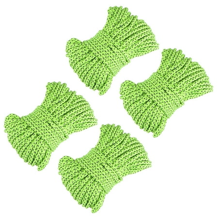 Uxcell 4mm 65.62ft Polyester Fluorescent Reflective Tent Rope Cord Green for Camping 4 Pack
Uxcell 4mm 65.62ft Polyester Fluorescent Reflective Tent Rope Cord Green for Camping 4 Pack