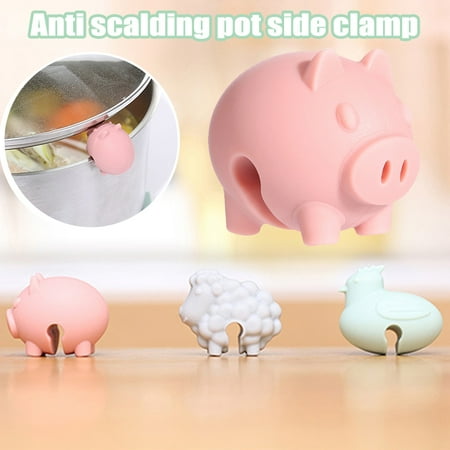 Alexsix 3 PCS Cute Cartoon Animal Lid Lifter Keeps The Lid Open Pot Cover Overflow Preventer Heat Proof
Alexsix 3 PCS Cute Cartoon Animal Lid Lifter Keeps The Lid Open Pot Cover Overflow Preventer Heat Proof