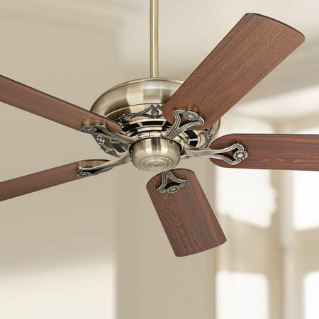 52" Casa Vieja Ceiling Fan Antique Brass Cherry for Living Room Kitchen Bedroom Family Dining