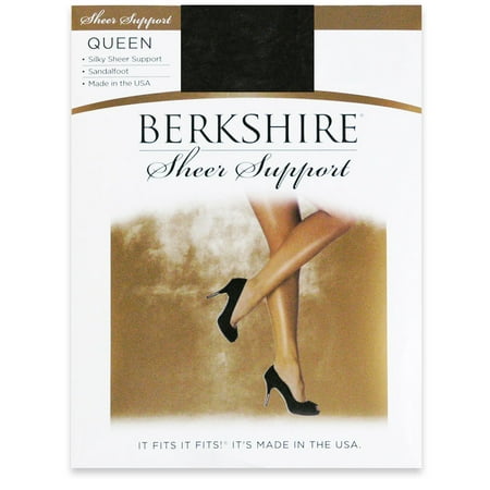 Berkshire Womens Queen Silky Sheer Support Pantyhose Style-4417