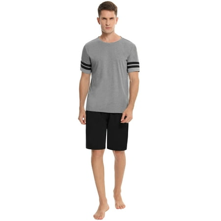 Men s Short Sleeve Pajamas Set Raglan Top and Sleepwear Shorts Soft Lounge Set
Men s Short Sleeve Pajamas Set Raglan Top and Sleepwear Shorts Soft Lounge Set