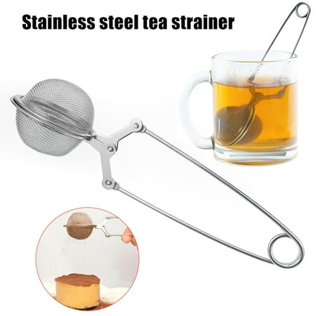 Clip Handle Stainless Steel Tea Infuser Sphere Mesh Tea Strainer Coffee Filter New 
Clip Handle Stainless Steel Tea Infuser Sphere Mesh Tea Strainer Coffee Filter New