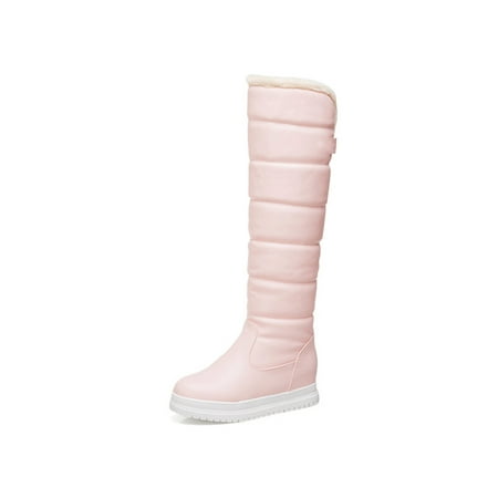 Harsuny Women Winter Boot Plush Lined Snow Boots Pull On Knee High Bootie Casual Non-slip Warm Walking Shoes Tall Booties Pink 9
Harsuny Women Winter Boot Plush Lined Snow Boots Pull On Knee High Bootie Casual Non-slip Warm Walking Shoes Tall Booties Pink 9