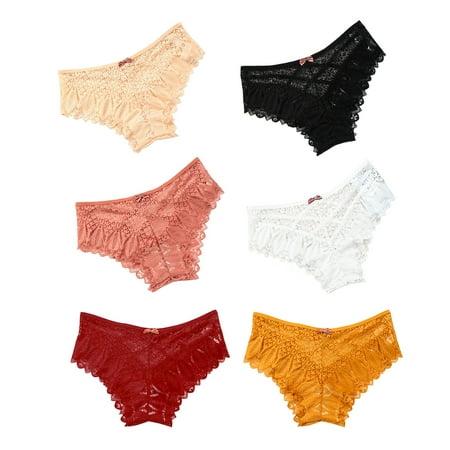 rygai Women Panties Mid Waist Cross Straps Solid Color Stretchy Quick Drying See-through Lace Sexy Ladies Briefs Underpants Underwear Dating Supplies Dark Pink S
rygai Women Panties Mid Waist Cross Straps Solid Color Stretchy Quick Drying See-through Lace Sexy Ladies Briefs Underpants Underwear Dating Supplies Dark Pink S
