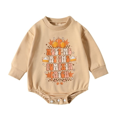 CELIEAN Toddler Boys Girls Long Sleeve Leeter Prints Triangle Romper Bodysuits Beige 0-6M
CELIEAN Toddler Boys Girls Long Sleeve Leeter Prints Triangle Romper Bodysuits Beige 0-6M
