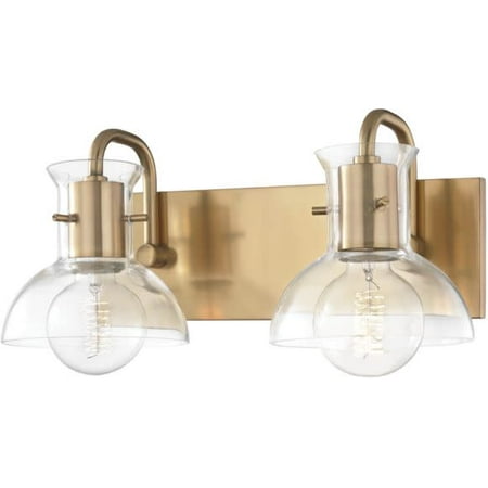 Mitzi H111302 Riley 2 Light 15 Wide Wall Sconce