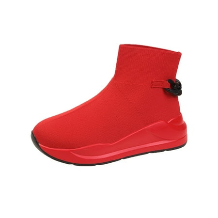 Ymiytan Womens Winter Boots Breathable Ankle Booties Pull On Sock Boot Sport Shoes Anti-slip Comfort Short Bootie Red 9
Ymiytan Womens Winter Boots Breathable Ankle Booties Pull On Sock Boot Sport Shoes Anti-slip Comfort Short Bootie Red 9