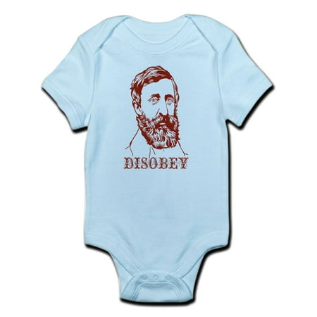 CafePress - Thoreau Disobey Infant Bodysuit - Baby Light Bodysuit