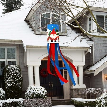 Kuluzego New Christmas Windpipe Flag Courtyard Garden Outdoor Decorations Wind Bell Wind Bag Hanging Flag Hanging Pendant rollbacks
Kuluzego New Christmas Windpipe Flag Courtyard Garden Outdoor Decorations Wind Bell Wind Bag Hanging Flag Hanging Pendant rollbacks