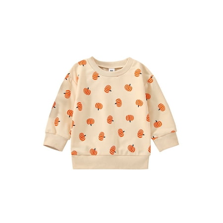 aturustex Halloween Toddler Girls Boys Pullover Sweatshirts Top Cartoon Pumpkin/Ghost Print Long Sleeve Round Neck 0-6 Years
aturustex Halloween Toddler Girls Boys Pullover Sweatshirts Top Cartoon Pumpkin/Ghost Print Long Sleeve Round Neck 0-6 Years