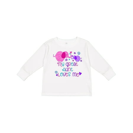 Inktastic My Great Aunt Loves Me- Cute Elephants Gift Toddler Boy or Toddler Girl Long Sleeve T-Shirt
Inktastic My Great Aunt Loves Me- Cute Elephants Gift Toddler Boy or Toddler Girl Long Sleeve T-Shirt