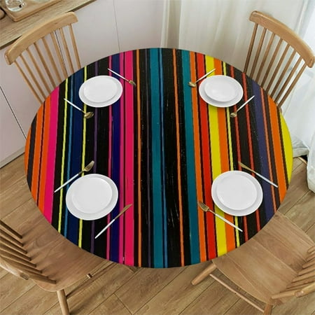 YANMS Classic Retro Stripes Round Table Cover Waterproof Resistant Fabric 100% Polyester Fiber 31-35
YANMS Classic Retro Stripes Round Table Cover Waterproof Resistant Fabric 100% Polyester Fiber 31-35