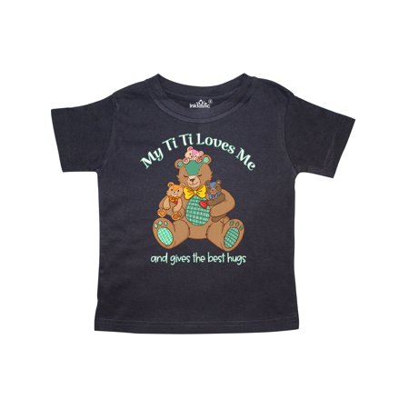 Inktastic My Ti Ti Loves Me And Gives The Best Hugs Teddy Bear Gift Toddler Boy or Toddler Girl T-Shirt
Inktastic My Ti Ti Loves Me And Gives The Best Hugs Teddy Bear Gift Toddler Boy or Toddler Girl T-Shirt