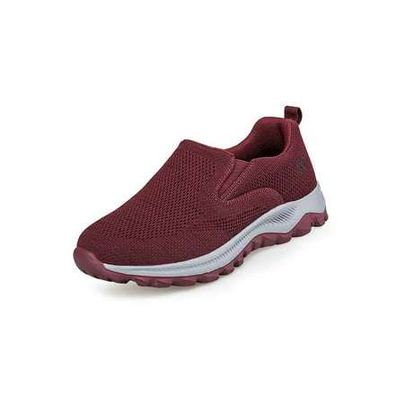 SIMANLAN Unisex Flats Comfort Sneakers Slip On Walking Shoes Womens Breathable Casual Shoe Mens Non-Slip Red Women 8
SIMANLAN Unisex Flats Comfort Sneakers Slip On Walking Shoes Womens Breathable Casual Shoe Mens Non-Slip Red Women 8