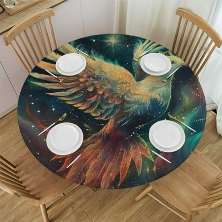 Patifu Stars Round Table Cover Stain Resistant Washable Indoor Outdoor Tablecloth Kitchen Dining Wedding Parties Waterproof 100% Polyester Fiber 46-50
Patifu Stars Round Table Cover Stain Resistant Washable Indoor Outdoor Tablecloth Kitchen Dining Wedding Parties Waterproof 100% Polyester Fiber 46-50