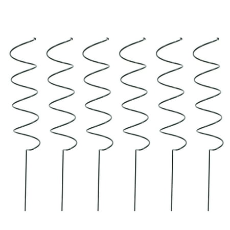 FRCOLOR 6pcs Iron Art Plant Support Stakes Spiral Plant Scaffolds Flower Supports Racks
FRCOLOR 6pcs Iron Art Plant Support Stakes Spiral Plant Scaffolds Flower Supports Racks