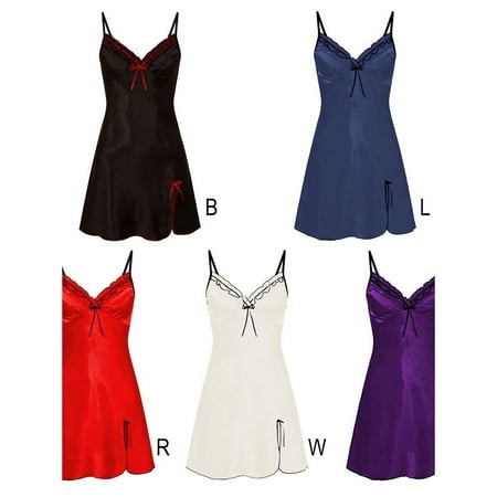 Clearance!New Ladies Lace-Up Satin Pajama Dress Split Hem Lace Trim Petticoat V-Neck Bridal small kidsdoll
Clearance!New Ladies Lace-Up Satin Pajama Dress Split Hem Lace Trim Petticoat V-Neck Bridal small kidsdoll