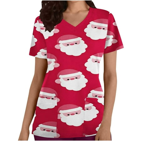 JWZUY Women s Graphic Printed Scrub Tops V-Neck T Shirts Workwear Nurse Working Uniform Tee with Pockets Workwear Nursing Blouses Pullover Shirts Tshirts Tee Shirt (White L)
JWZUY Women s Graphic Printed Scrub Tops V-Neck T Shirts Workwear Nurse Working Uniform Tee with Pockets Workwear Nursing Blouses Pullover Shirts Tshirts Tee Shirt (White L)
