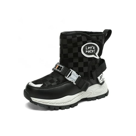 Ferndule Unisex Kids Snow Boots Comfort Warm Shoes Plush Lined Winter Boot Non-Slip Mid Calf Hiking School Faux Fur Breathable Black 3Y
Ferndule Unisex Kids Snow Boots Comfort Warm Shoes Plush Lined Winter Boot Non-Slip Mid Calf Hiking School Faux Fur Breathable Black 3Y