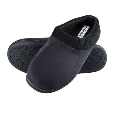 Haggar Mens Clog Slipper House Shoe Indoor/Outdoor with Memory Foam Comfort (Black Size X-Large (11-12))
Haggar Mens Clog Slipper House Shoe Indoor/Outdoor with Memory Foam Comfort (Black Size X-Large (11-12))