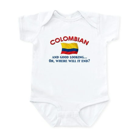 CafePress - Good Lkg Colombian 2 Infant Bodysuit - Baby Light Bodysuit Size Newborn - 24 Months