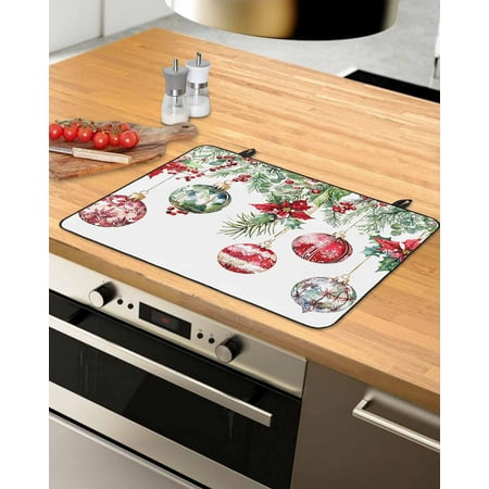 Christmas Balls Stove Top Covers for Electric Stove Heat Insulation Fireproof Glass Cooktop Cover Counter Top Glass Stove Cover for Prevent Scratches 31 x24 Red Green Xmas Botanical Poinsettia
Christmas Balls Stove Top Covers for Electric Stove Heat Insulation Fireproof Glass Cooktop Cover Counter Top Glass Stove Cover for Prevent Scratches 31 x24 Red Green Xmas Botanical Poinsettia