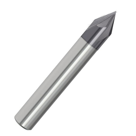 1/2 Diameter 4 Flute Single End Pointed Tip 60° Included Angle TiALN Carbide Chamfer Mill 1/2 SHANK 3 OAL
1/2 Diameter 4 Flute Single End Pointed Tip 60° Included Angle TiALN Carbide Chamfer Mill 1/2 SHANK 3 OAL