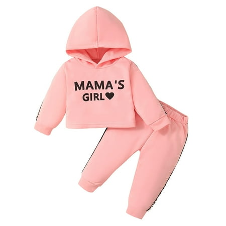 Baby Girls Activewear Outfit Sets Long Sleeve Letter Print Hoodie Tops And Pants Outfit Sets 2 Piece 18-24 Months
Baby Girls Activewear Outfit Sets Long Sleeve Letter Print Hoodie Tops And Pants Outfit Sets 2 Piece 18-24 Months