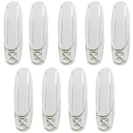 FRCOLOR 9 Pairs of Punch-free Socket Holder Wall-mounted Cable Patch Panel Stand